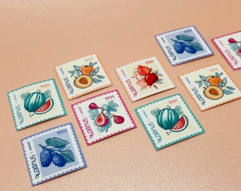 Fig Armenian Postage Stamp Stickers - Tooz - Cute Die Cut Stickers -  Armenian Stamp Sticker 