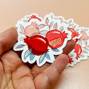 Pomegranate Stickers - Noor - Cute Die Cut Stickers