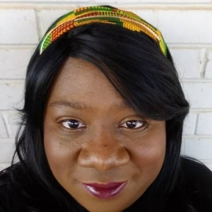 African print headband for women