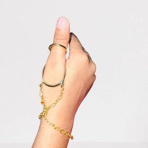Arthritis finger MCP Joints splint brass or sterling silver hammered textured ring, Ehlers Danlos Braces, MCP Splint Rings
