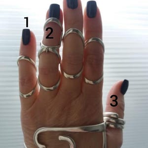 Thumb Splint 925 Silver Ring, MCP Hyperextension Splint, Arthritis Rings, Trigger splint Ring, Adjustable Arthritis Ring, EDS Splint Ring