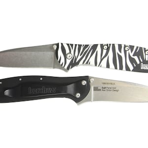 Kersahw Leek with Zebra Patterned Handle