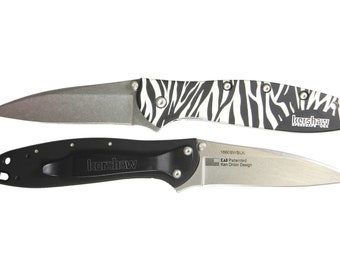 Kersahw Leek with Zebra Patterned Handle