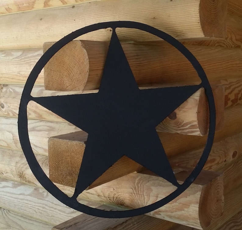 Texas Star Wall Plaque Applique Wooden Interior Exterior Hanger Pediment Decor