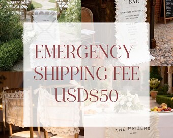 Emergency shipping fee
