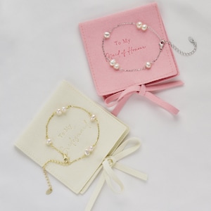 Gold Pearl bracelet,silver Strand Pearl Bracelet, Bridesmaid Bracelets, Bridal Party Favors, Proposal Box Gift, Bridesmaid Pearl Bracelet