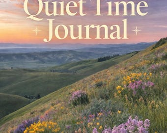 Christian Quiet Time Journal | Daily Prayer Bible Study Reflection (PDF ...