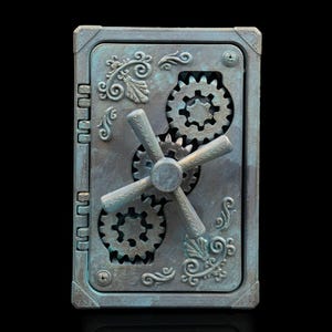 3D Printed Fantasy Vault Coin Bank: Gamer & Collector Gift