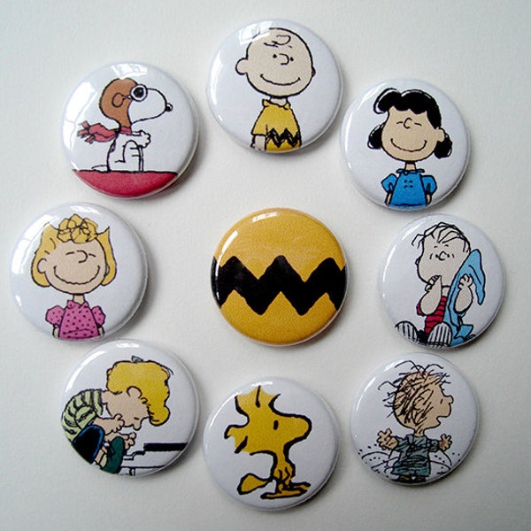 Peanuts Charlie Brown Pinback Buttons