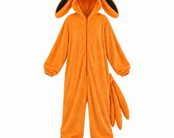 Orange nine tail Fox Onesie  , Christmas Gift