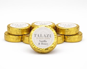 Pastillas de ducha de vainilla y miel • Pastillas de aromaterapia artesanales para la ducha • Regalo relajante para un spa acogedor • Tabletas naturales para el autocuidado