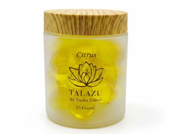 Perlas de baño cítricas de naranja (25 unidades) – Perlas nutritivas de aceite de coco