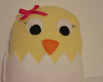 INSTANT DOWNLOAD Chirp the Chick Plushie Pattern Stuffed Animal Toy Perfect for Easter or Spring