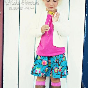 INSTANT DOWNLOAD Ava Pleated Skirt PDF Sewing Pattern By Hadley Grace Designs Includes Sizes Newborn up to 14 image 1