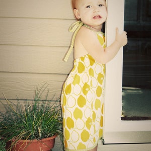 INSTANT DOWNLOAD Tess Halter Dress & Top 2 PDF Patterns in One By Hadley Grace Designs Includes Sizes 12 mo 6 image 1