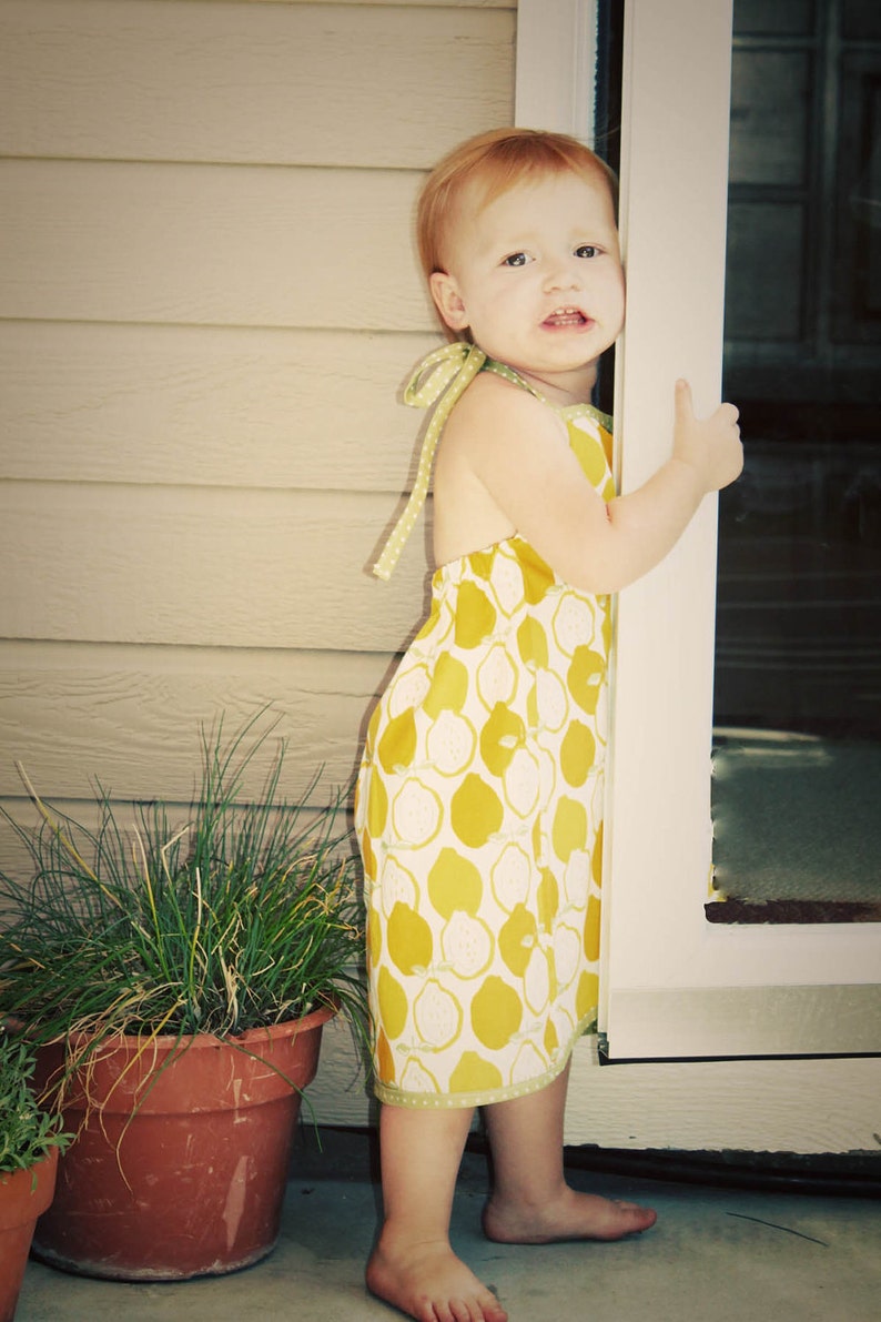 INSTANT DOWNLOAD Tess Halter Dress & Top 2 PDF Patterns in One By Hadley Grace Designs Includes Sizes 12 mo 6 image 1