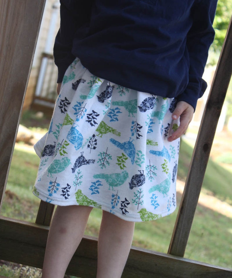 INSTANT DOWNLOAD Camery Twirly Skirt PDF Sewing Pattern includes Sizes Newborn up to 14 image 4