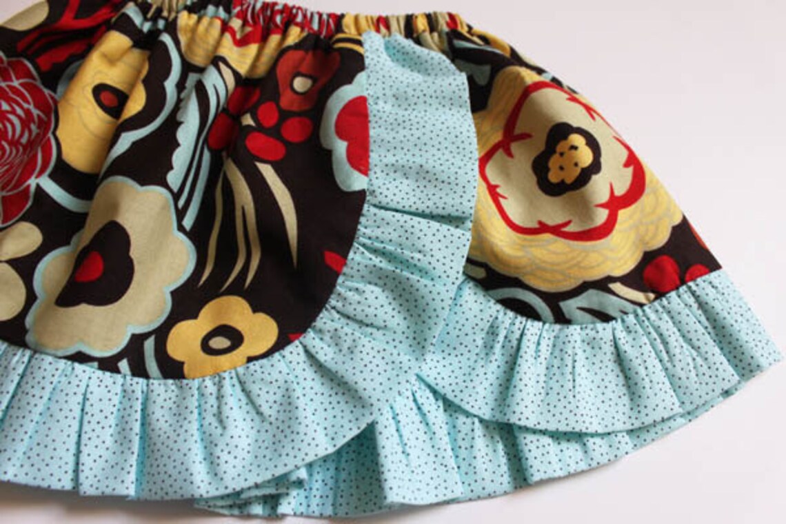 INSTANT DOWNLOAD Janie Curved Skirt PDF Sewing Pattern by Hadley Grace