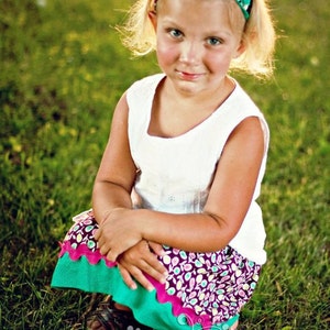 INSTANT DOWNLOAD Camery Twirly Skirt PDF Sewing Pattern includes Sizes Newborn up to 14 image 3