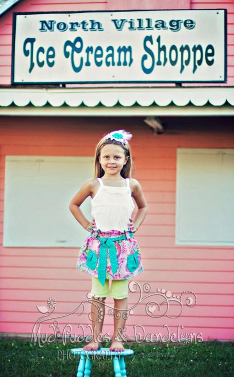 INSTANT DOWNLOAD Sophia Paper Bag Skirt PDF Sewing Pattern By Hadley Grace DesignsIncludes Sizes Newborn up to 14 image 2