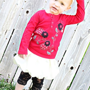 INSTANT DOWNLOAD Sadie Bubble Skirt PDF Sewing Pattern By Hadley Grace Designs Includes sizes Newborn up to 14 image 1