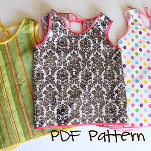 INSTANT DOWNLOAD Art Smock or Apron PDF Sewing Pattern image 3