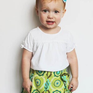 INSTANT DOWNLOAD Ava Pleated Skirt PDF Sewing Pattern By Hadley Grace Designs Includes Sizes Newborn up to 14 image 4