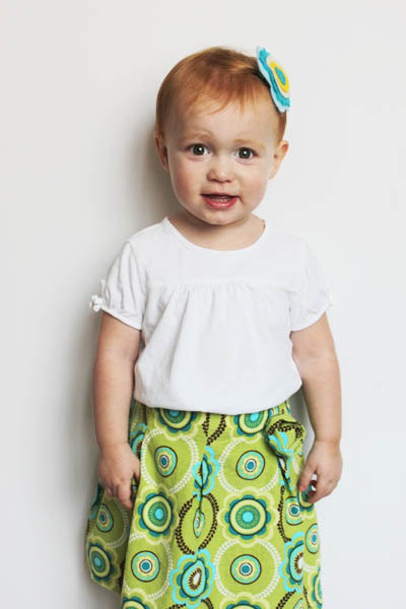 INSTANT DOWNLOAD Ava Pleated Skirt PDF Sewing Pattern By Hadley Grace Designs Includes Sizes Newborn up to 14 image 4