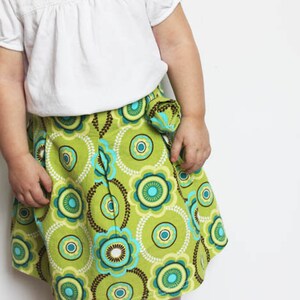 INSTANT DOWNLOAD Ava Pleated Skirt PDF Sewing Pattern By Hadley Grace Designs Includes Sizes Newborn up to 14 image 5