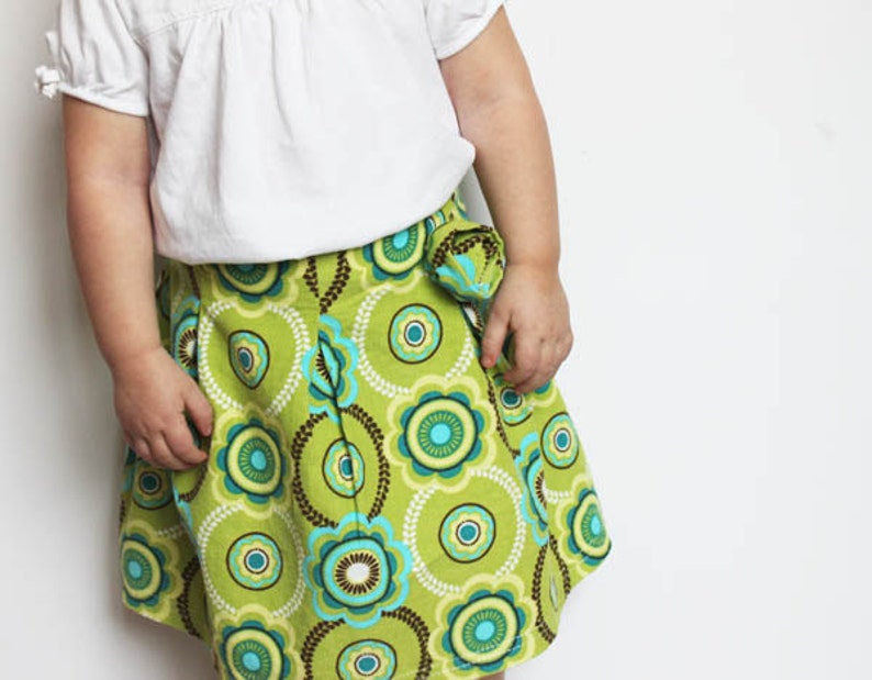 INSTANT DOWNLOAD Ava Pleated Skirt PDF Sewing Pattern By Hadley Grace Designs Includes Sizes Newborn up to 14 image 5