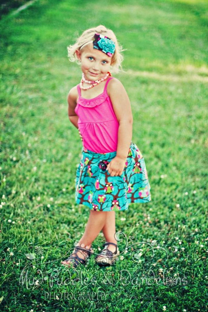 INSTANT DOWNLOAD Ava Pleated Skirt PDF Sewing Pattern By Hadley Grace Designs Includes Sizes Newborn up to 14 image 2
