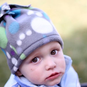 INSTANT DOWNLOAD Fleece Hat PDF Sewing Pattern By Hadley Grace Designs Includes Sizes Newborn to Adult image 4