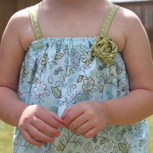 INSTANT DOWNLOAD Kayla Dress PDF Sewing Pattern Includes Sizes Newborn up to Size 14 image 4