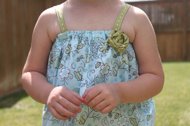 INSTANT DOWNLOAD Kayla Dress PDF Sewing Pattern Includes Sizes Newborn up to Size 14 image 4