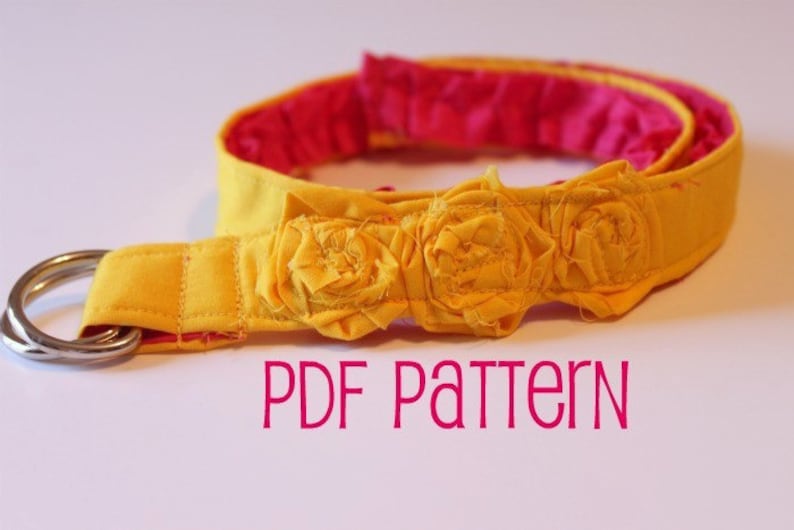 INSTANT DOWNLOAD Reversible Belt PDF Sewing Pattern By Hadley Grace Designs Includes All Sizes image 1