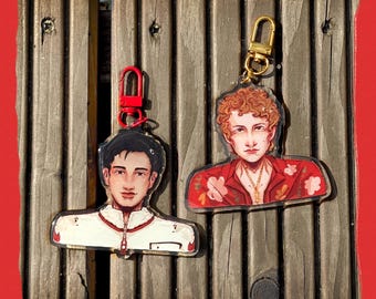 Heated Rivalry Inspired Keychains