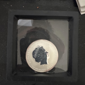 2012 Australia 1 Lunar Series II Rok Smoka 1 uncja .999 Srebrna moneta kolorowana Perth Mint zdjęcie 6