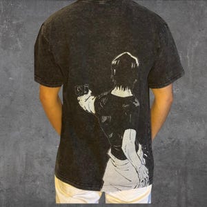 T-shirt Jujutsu Kaisen - Chemise oversize anime, rencontre fatale.