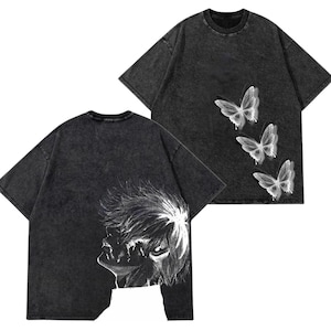 Kaneki Tokyo Ghoul Oversized T-Shirt: Y2K Anime Streetwear