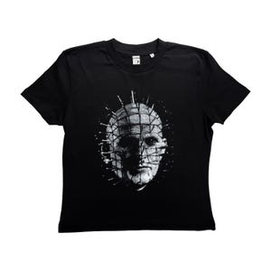 Hellraiser Pinhead Halftone Screen Printed T-Shirt – Horror Graphic Tee