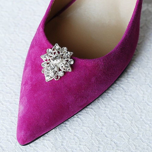 Bridal Shoe Clips Crystal Rhinestone Shoe Clips Wedding Party - Etsy