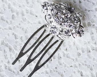 Rhinestone Bridal Hair Comb Beach Wedding Jewelry Crystal Hairpin Clip US CM054LX