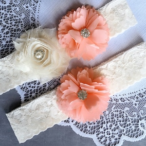 Peach Garter Belt - Etsy