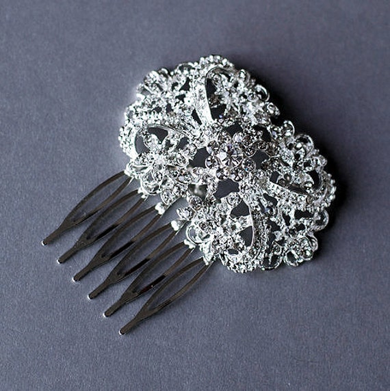 Rhinestone Bridal Hair Comb Accessory Wedding Jewelry 