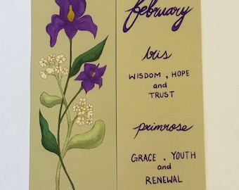 February bookmark