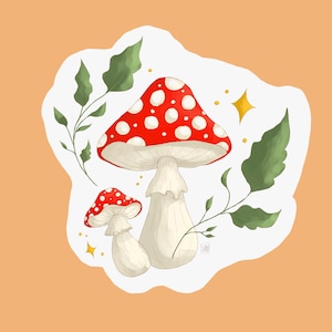 Mushroom Magic 2inch sticker