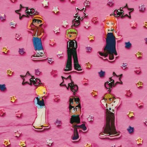 ONE PIECE Acrylic Keychains // Straw Hats Crew Acrylic Keychains