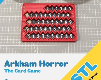 Arkham Horror Investigator Card Size Dashboard STL (Digital File)