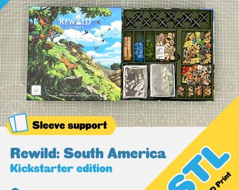 Rewild: South America - KS edition Insert STL Organizer (Digital File)