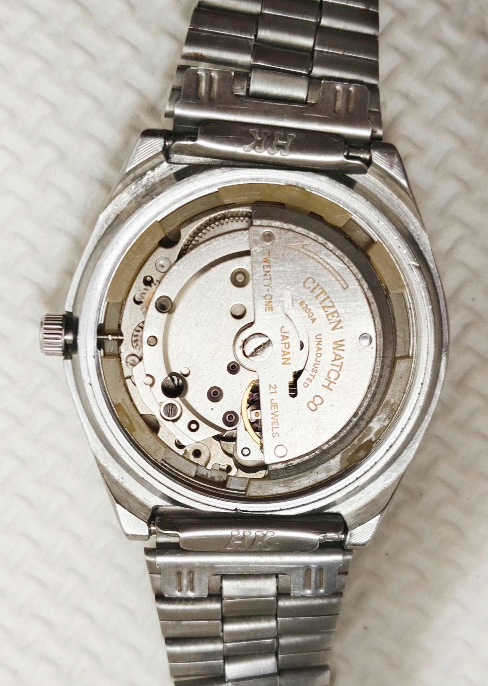 Vintage Refurbished Citizen Automatic Watch| Silver Dial 8200A